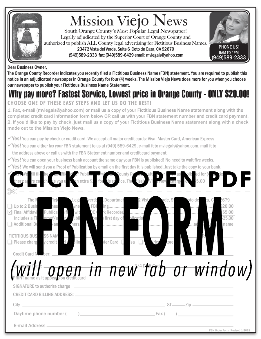 FBN Form